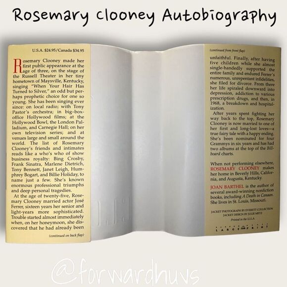 Rosemary Clooney: Girl Singer an Autobiography | Large Print - Picture 5 of 8